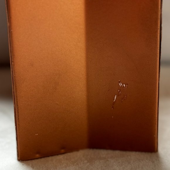 Copper Winter Noel Luminary Candle Paper Bag Like Holder - NWOT - Picture 4 of 6